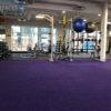 commercial gym turf purple
