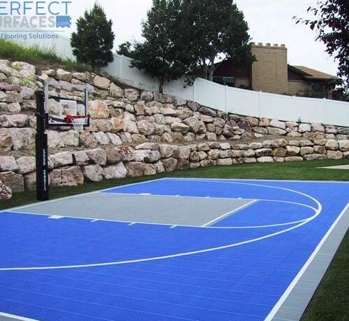 interlocking outdoor court floor tile
