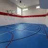 pad and pour urethane sports flooring