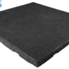 black rubber tile indoor and outdoor high impact