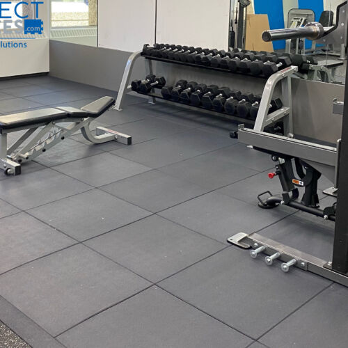 high impact rubber floor tile